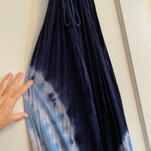 Navy blue maxi dress